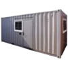 Sleeper Container 20 Feet (White) Side