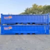 20' Half Height Container Steel Floor Blue