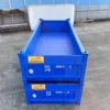 Container 20ft Half Height Container Steel Floor Blue