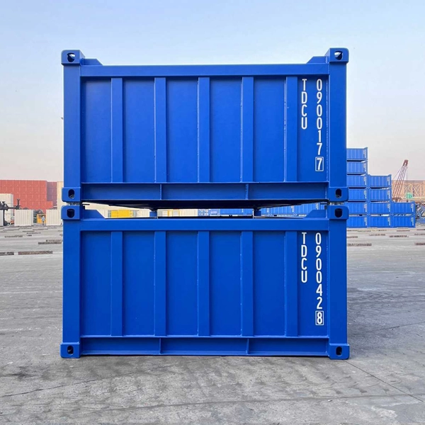 Container Half Height Blue