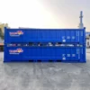 Half Height Open Top Container Blue