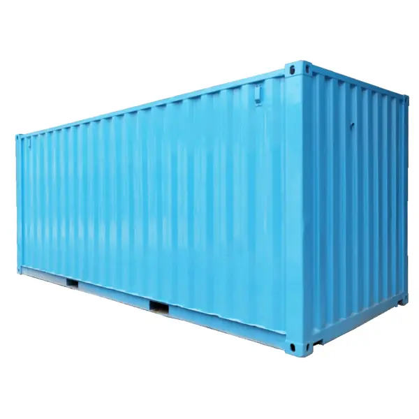 Office Container 20 Feet 2 Jendela Depan Ocean Blue