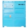 Office Container 20 Feet 2 Jendela Depan Ocean Blue