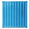 Office Container 20 Feet 2 Jendela Depan Ocean Blue