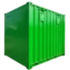 10 Feet Toilet Container 2 Pintu (Green) Side 1