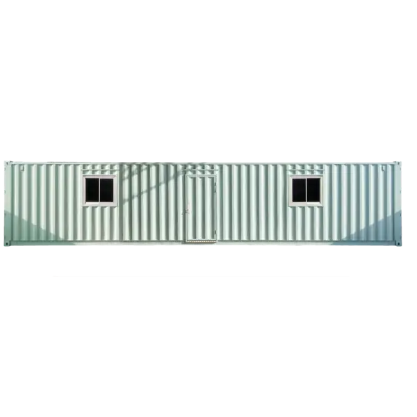 Office Container 2 Sliding Windows 40 Feet (White)