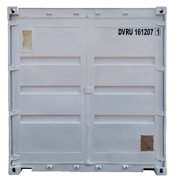 Office Container Left Hand Outswing Door 20 Feet (White)