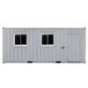 Office Container Left Hand Outswing Door 20 Feet (White)