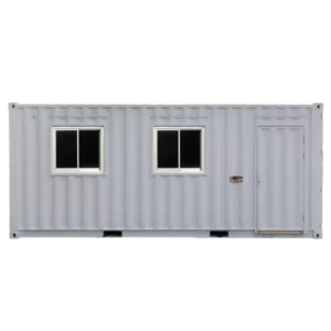 Office Container Left Hand Outswing Door 20 Feet (White)