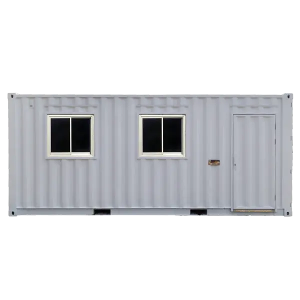 Office Container Left Hand Outswing Door 20 Feet (White)