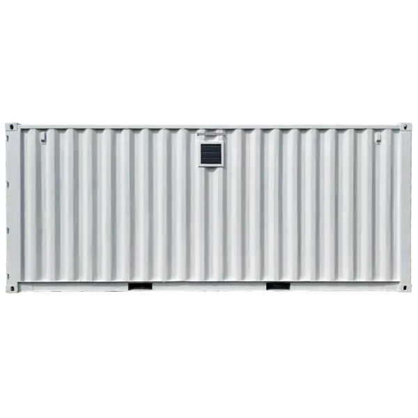 Office Container Left Hand Outswing Door 20 Feet (White)