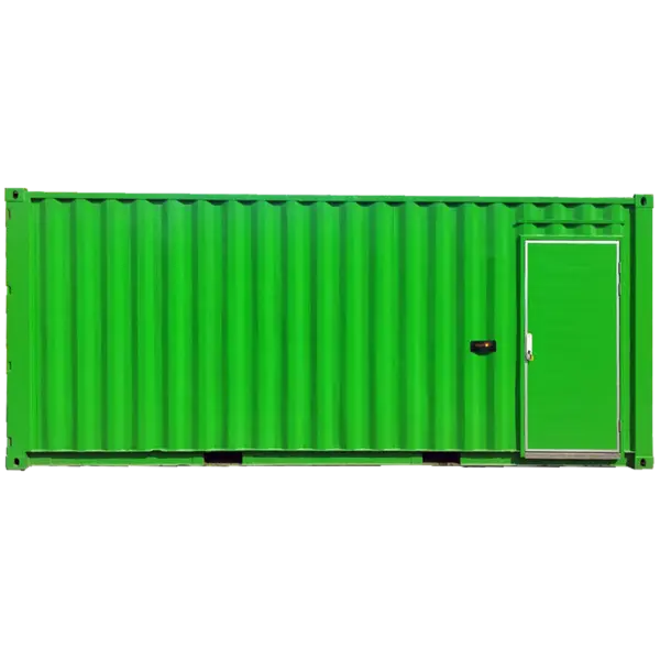 20 Feet Storage Container 1 Window Security Bar (Green) Outdoor 4