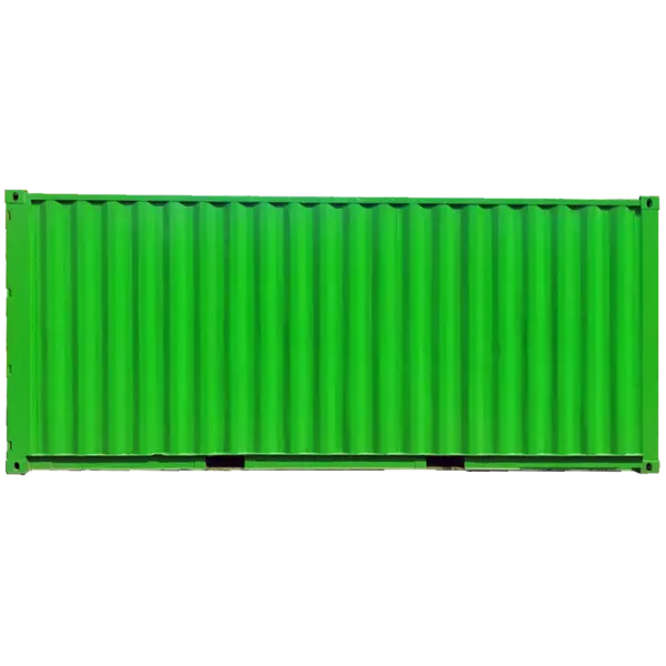 20 Feet Storage Container 1 Window Security Bar (Green) Outdoor 5