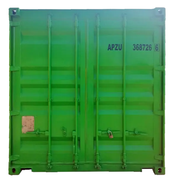 20 Feet Storage Container 1 Window Security Bar (Green) Outdoor 7