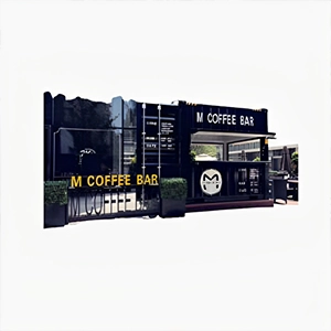 booth container coffee bar di Soppeng