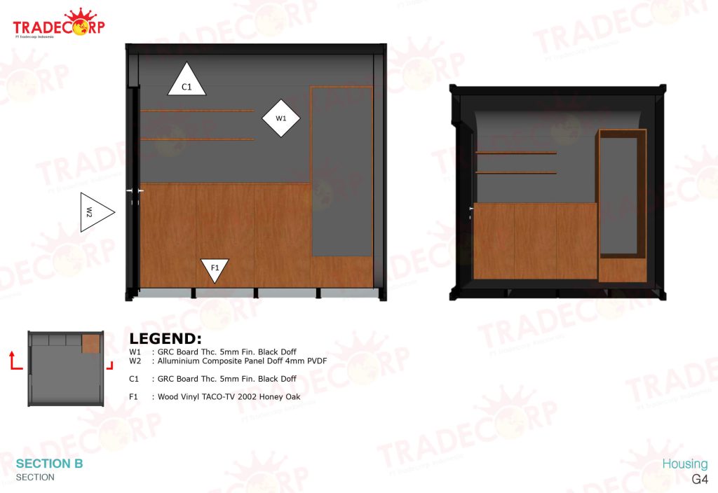 Tradecorp ModPod Cafe Section B