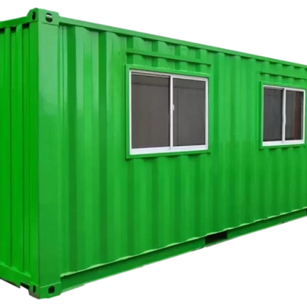 Office-Container-20-Feet-Green-Side-1-600x407